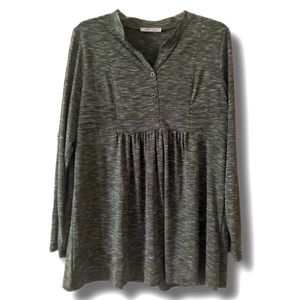 Comfortable Khakis Green Tunic Size L